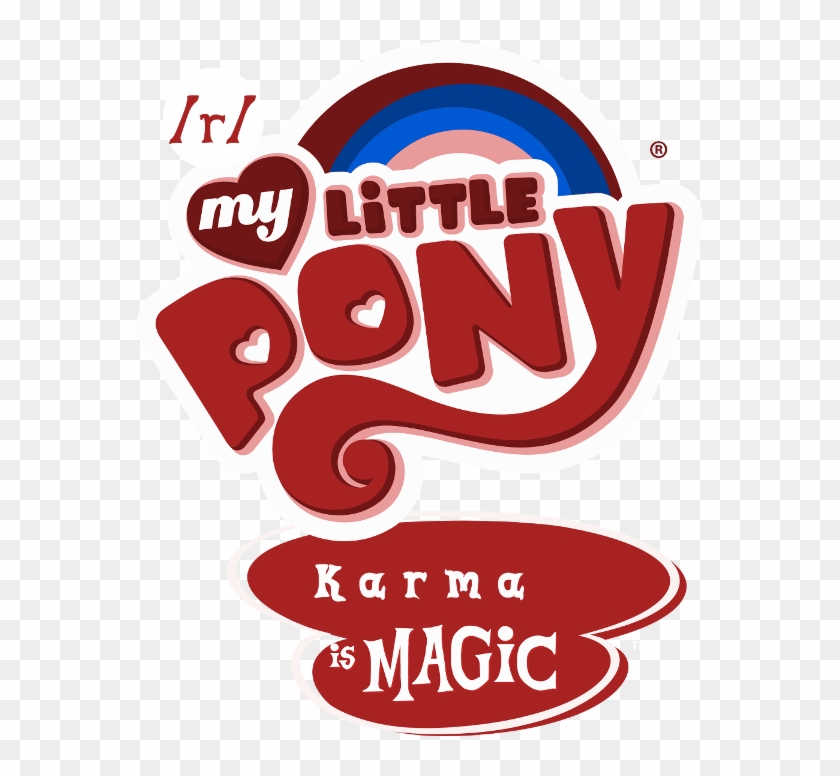 Karma, Logo, Logo Edit, My Little Pony Logo, Reddit, - Graphic Design Clipart #291669