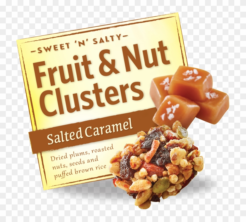 Salted Caramel Fruit & Nut Clusters - Dried Fruit Clusters Clipart