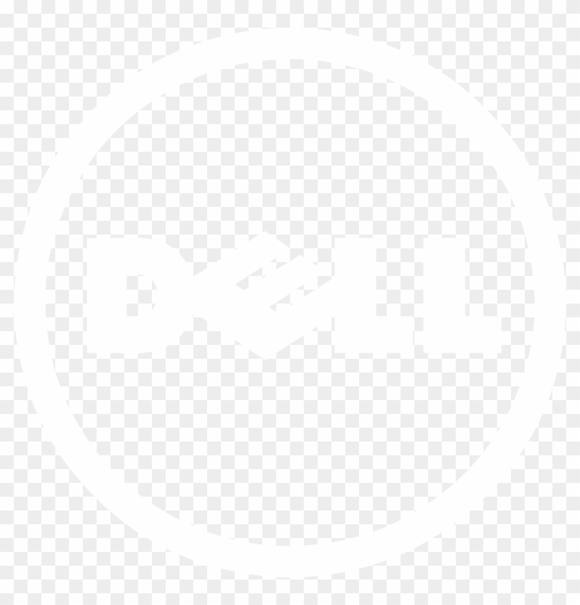 Dell Logo Black And White - Johns Hopkins Logo White Clipart #292036