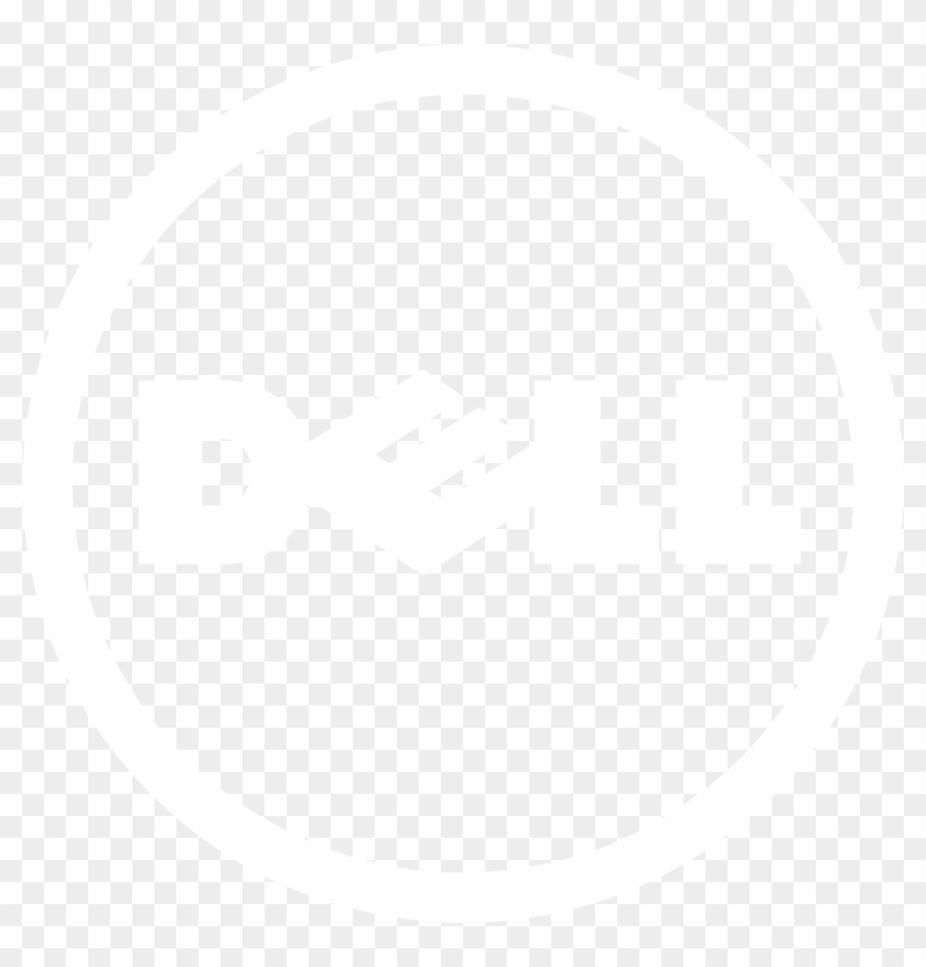 Dell Logo Black And White - Johns Hopkins Logo White Clipart