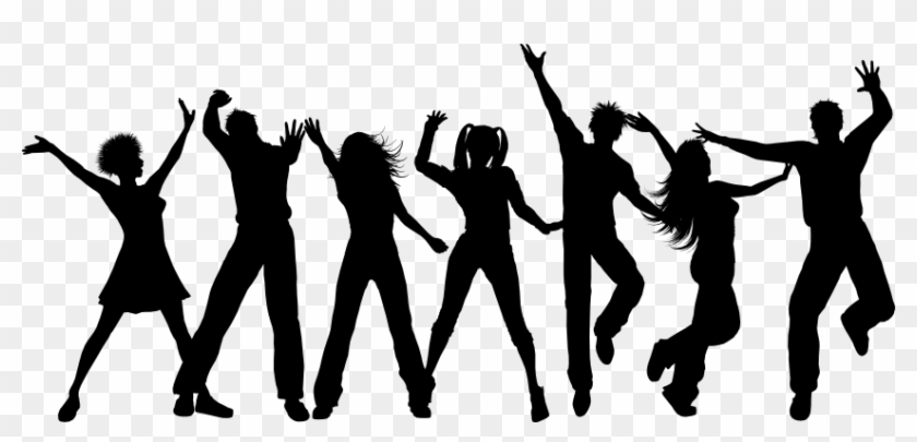 Image Transparent Library Shadow People Png Pinterest - Party People Silhouette Png Clipart