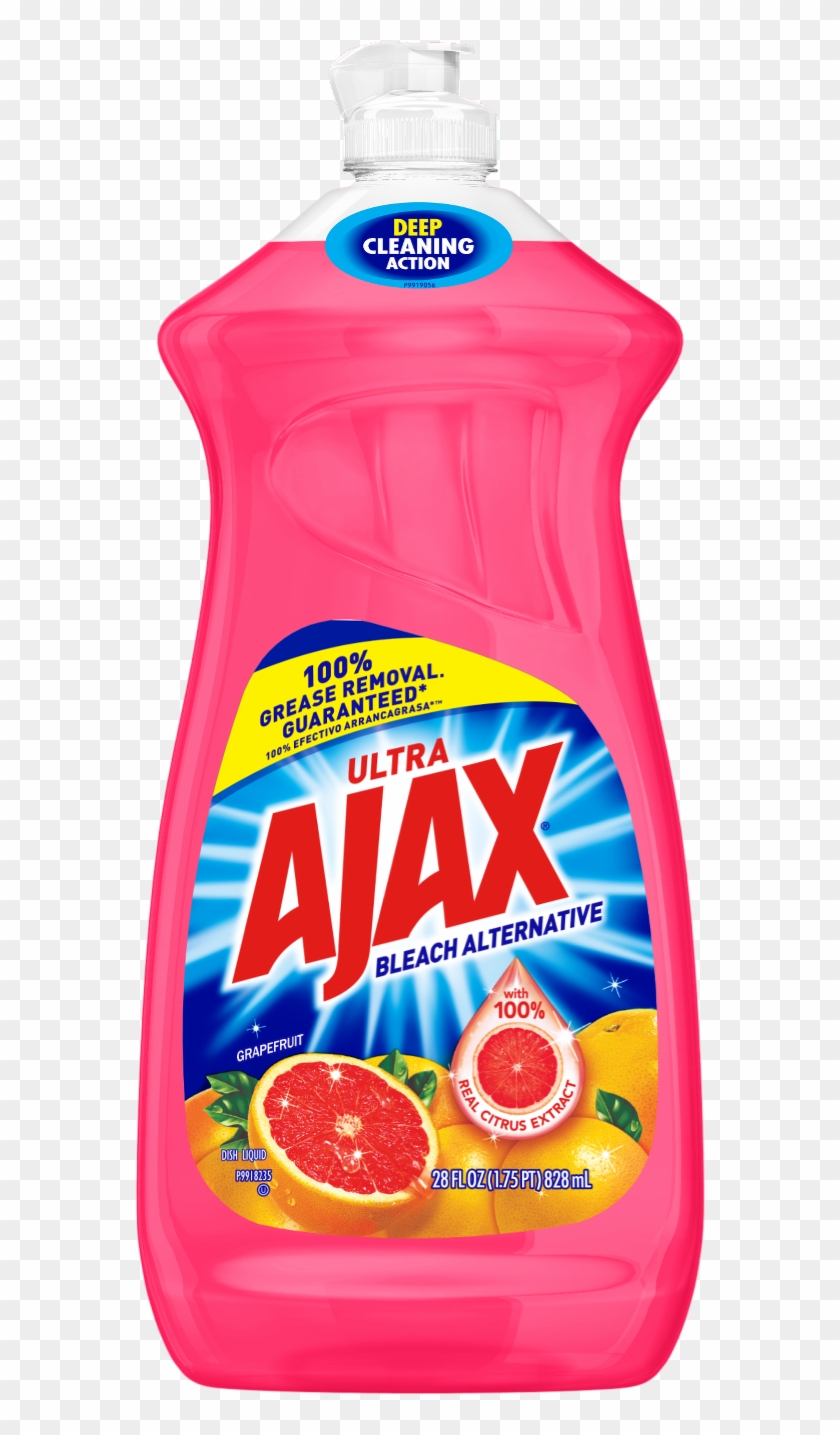 Ajax Ultra Triple Action Liquid Dish Soap, Bleach Alternative Clipart #292325