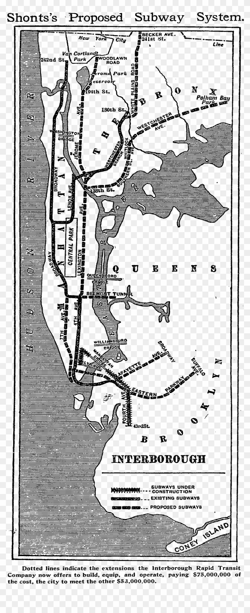 1910 Irt Plan - Tree Clipart #292637