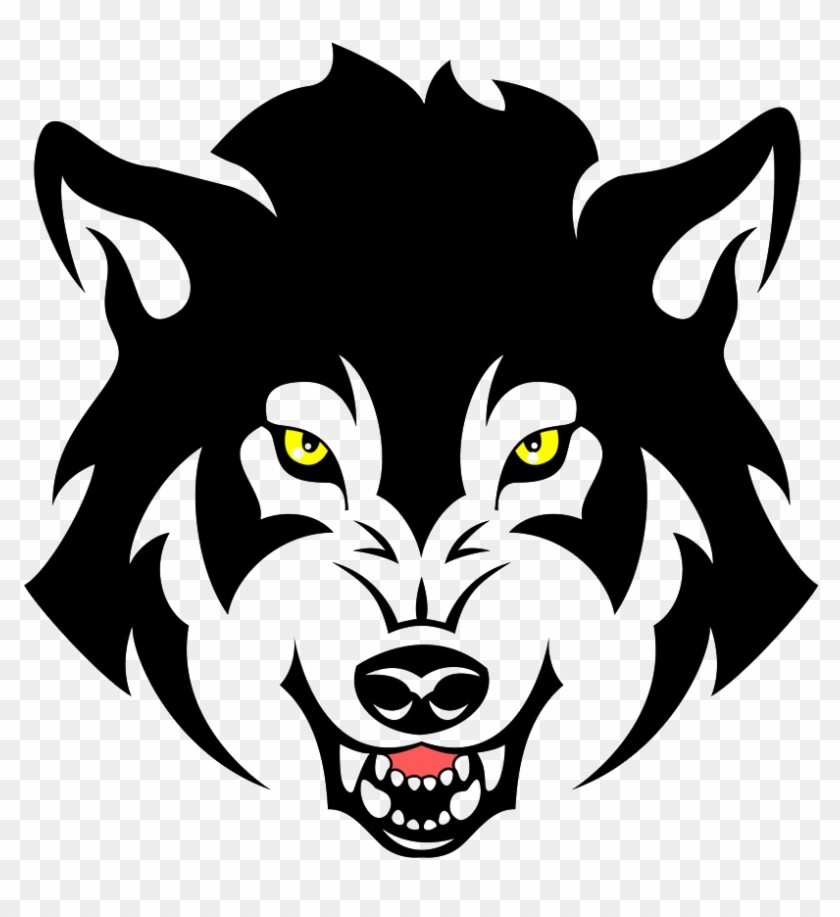 Gray Stock Illustration Clip Art Transprent Head - Wolf Head Wolf Logo Png Transparent Png