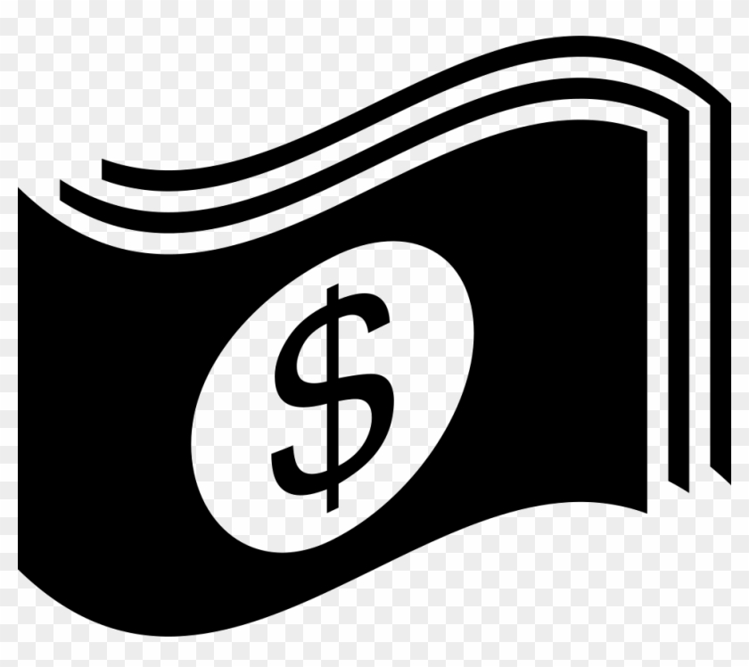 Waving Dollar Bills Comments - Dollar Bill Png Icon Clipart #293287