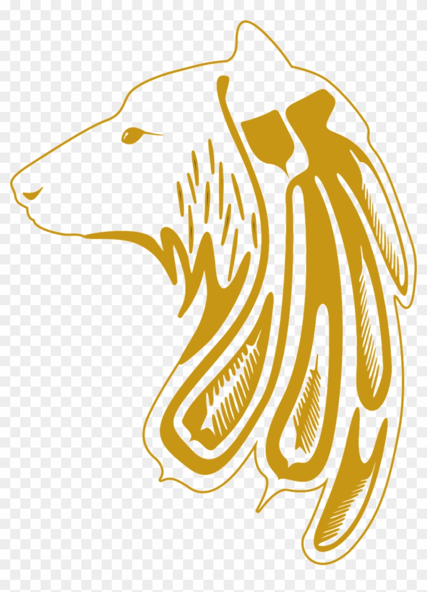 Wolf Wolf Head Indian - Logo Gambar Kepala Serigala Png Clipart