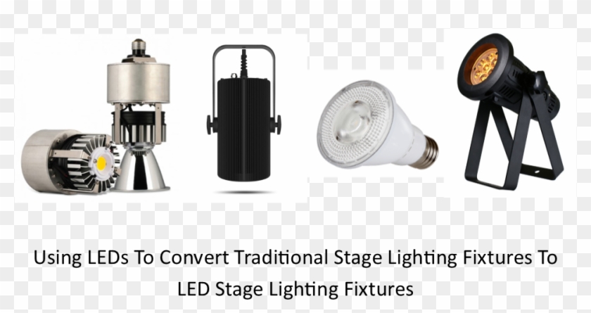 Using Led Lamps To Convert Traditional Stage Lighting - Satellite Clipart