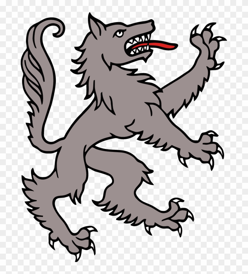 A Forum Of Ice And Fire - Wolf Coat Of Arms Clipart
