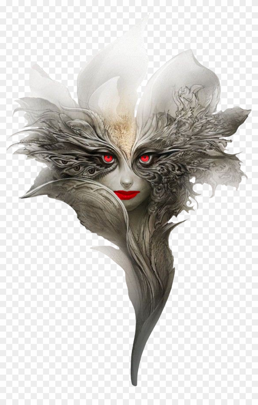 I Gave Her Red Eyes And Lips - Android Jones Gaia Clipart