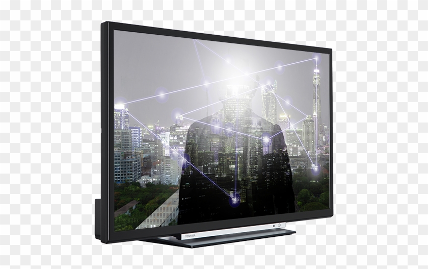 28" Toshiba Hd Ready Wlan Tv Perspective - Toshiba W3753 Clipart