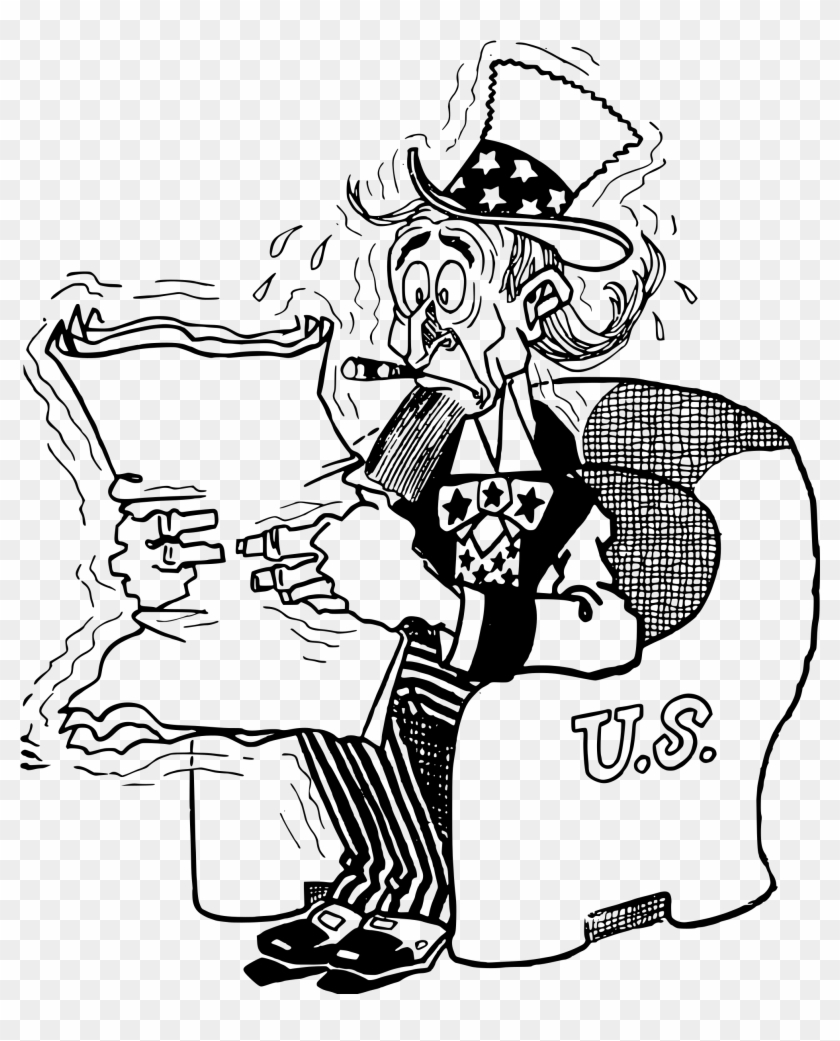 This Free Icons Png Design Of Nervous Uncle Sam , Png Clipart