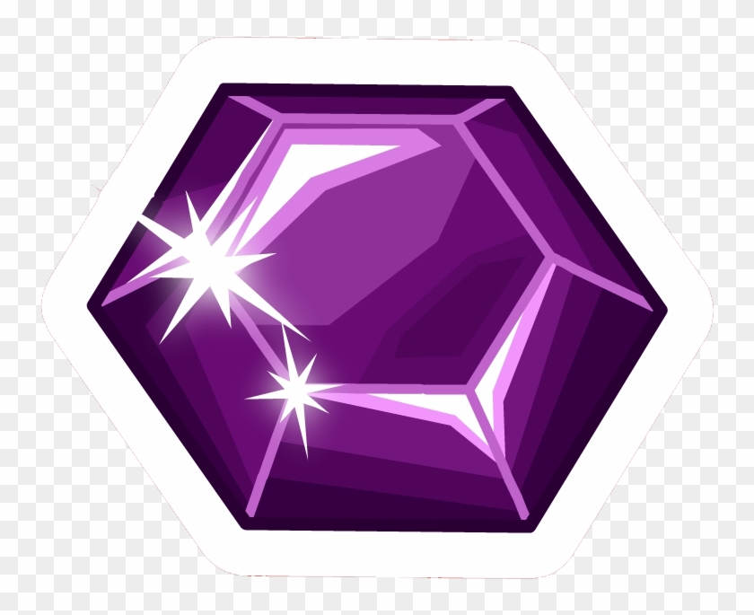 Amethyst Stone Png File - Club Penguin Clipart