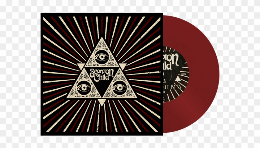 Polygon Of Eyes Blood Red Vinyl - Scorpion Child Clipart #293795