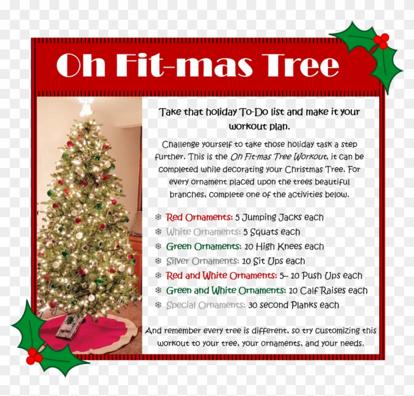 Holiday Challenge - Christmas Workout Clipart