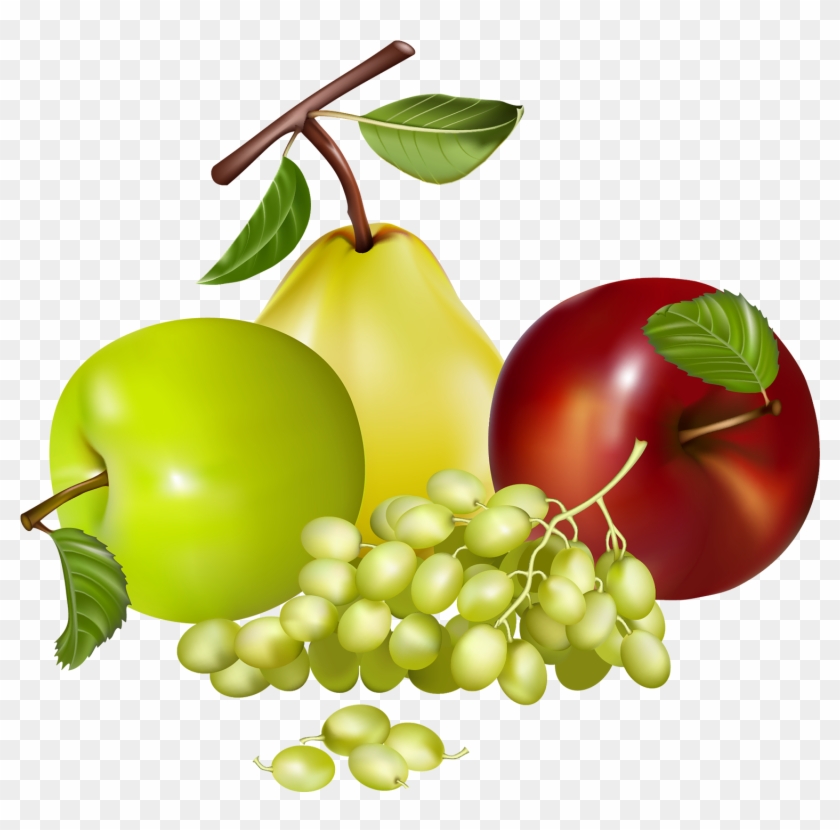 Mixed Fruits Png Clipart - Fruits Clipart Png Transparent Png