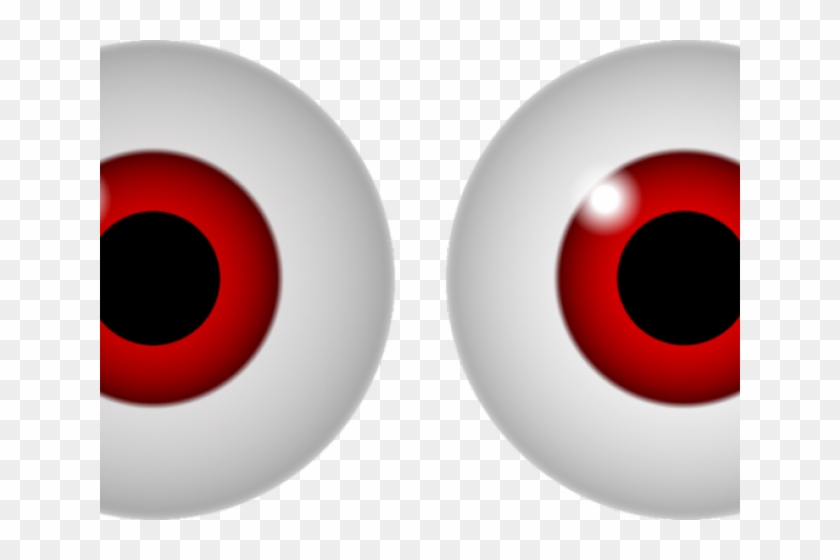 Red Eyes Clipart Looking - Circle - Png Download