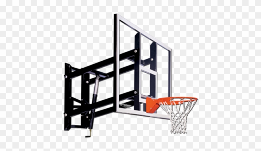 Gs72 Wall Mount 72 Backboard Basketball Hoop - Basketball Board Wall Mount Clipart #294395