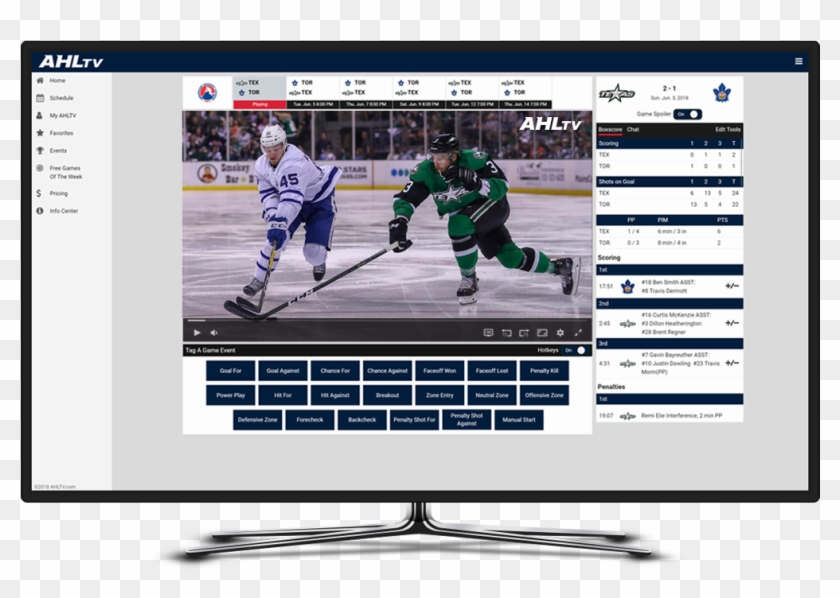 Ahl Tv Clipart
