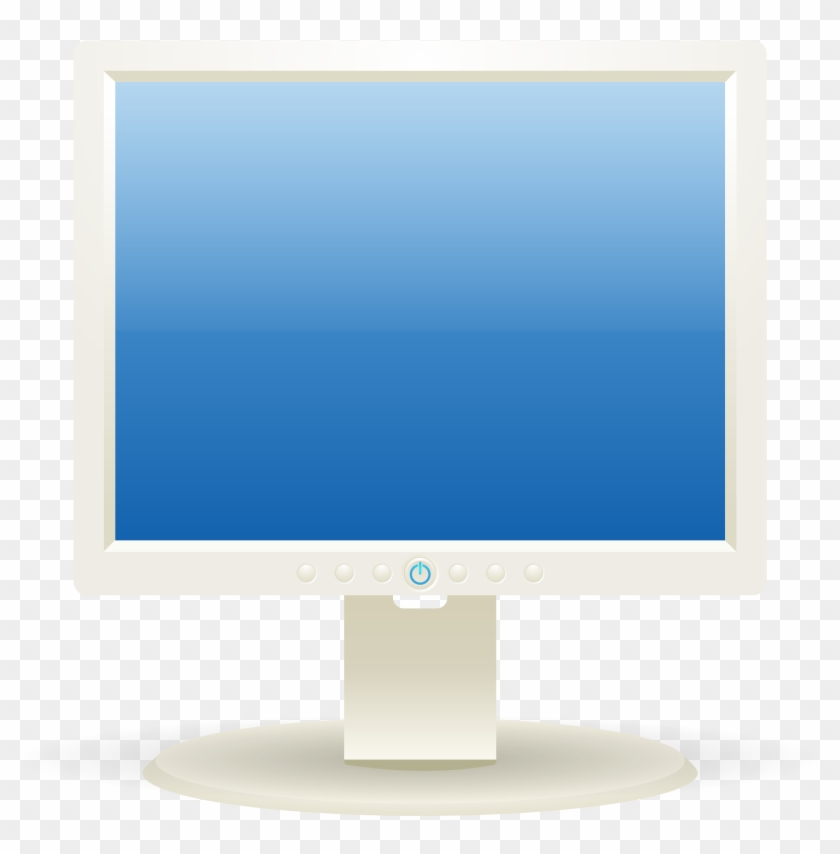 Monitor Clipart Computer Screen - Computer Monitor Clip Art - Png Download
