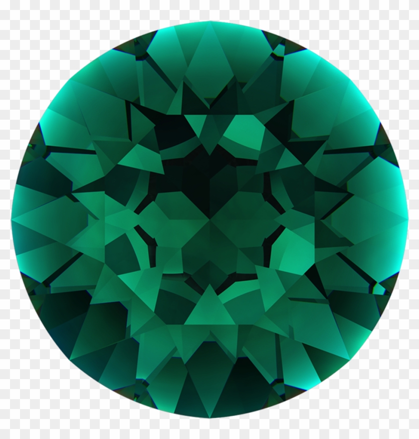 Emerald Stone - Denim Blue Swarovski Crystal Clipart #294445