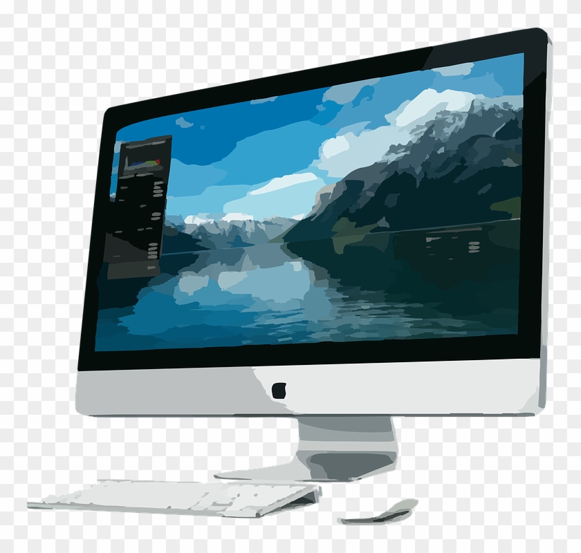 Display Clipart Mac Computer Screen - Imac 27 Inch - Png Download