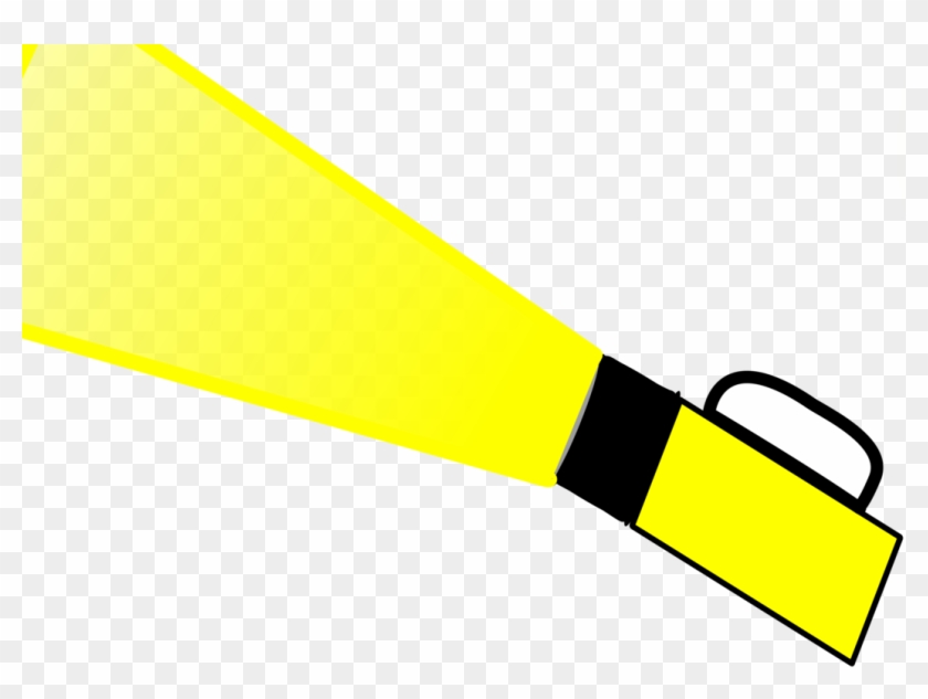Flashlight Torch Computer Icons Stage Lighting - Clipart Torch Light - Png Download