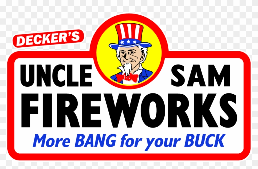 Deckers Uncle Sam Fireworks Logo - Uncle Sam Fireworks Logo Clipart #294473