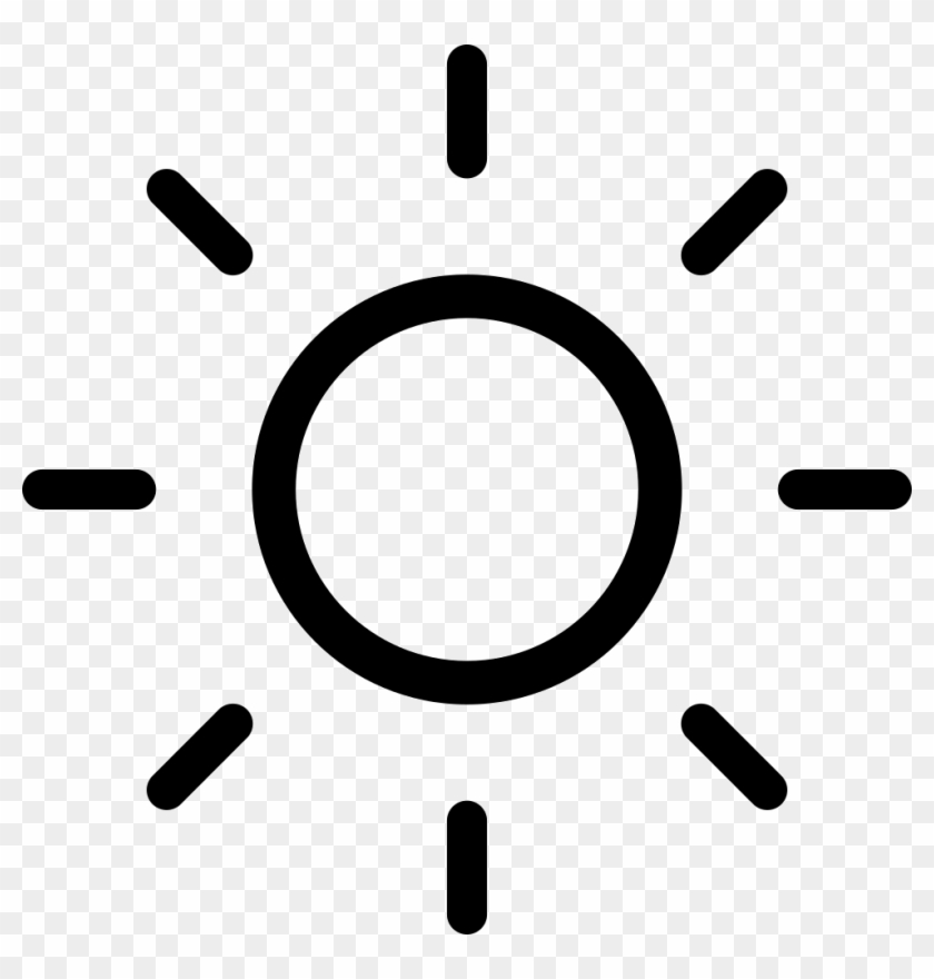 Png File - Brightness Icon Png Clipart