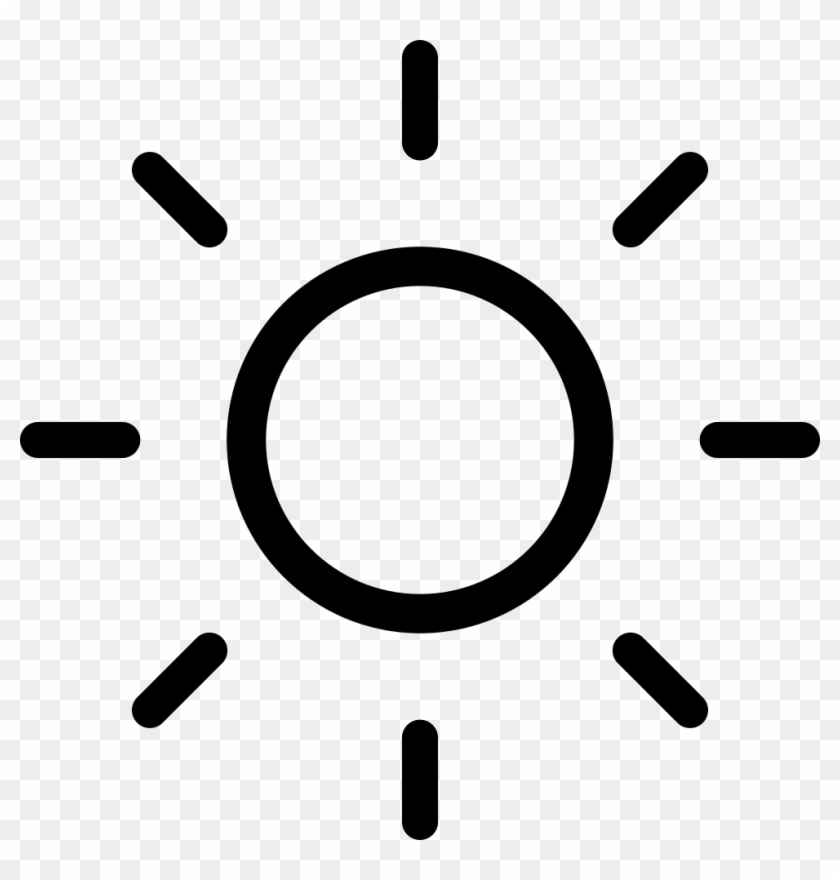 Png File - Brightness Icon Png Clipart