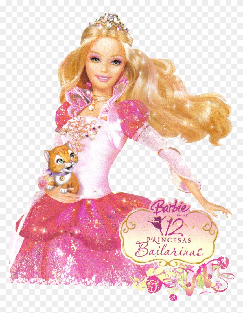 794 X 1008 3 - Barbie 12 Princesas Bailarinas Png Clipart