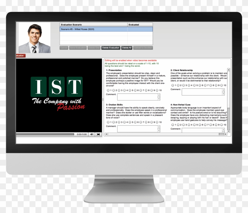 Ep On Computer Screen - Computer Monitor Clipart