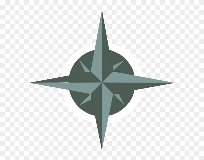 White Compass Rose Svg Clip Arts 600 X 577 Px - Png Download
