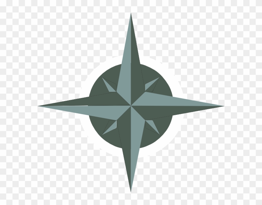 White Compass Rose Svg Clip Arts 600 X 577 Px - Png Download #294722