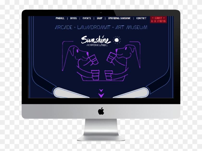 Sunshine Computer Screen - Computer Monitor Clipart