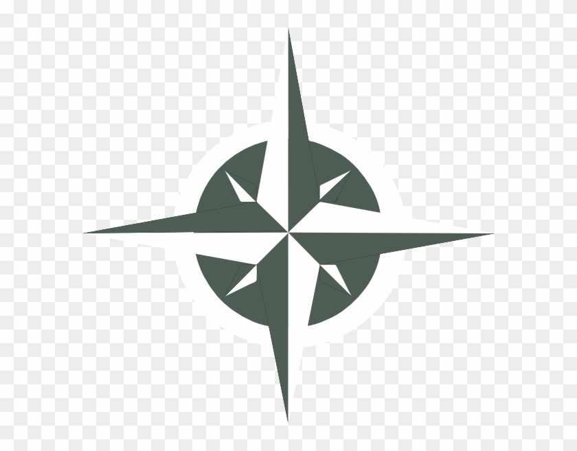 White Compass Rose Svg Clip Arts 600 X 577 Px - Png Download