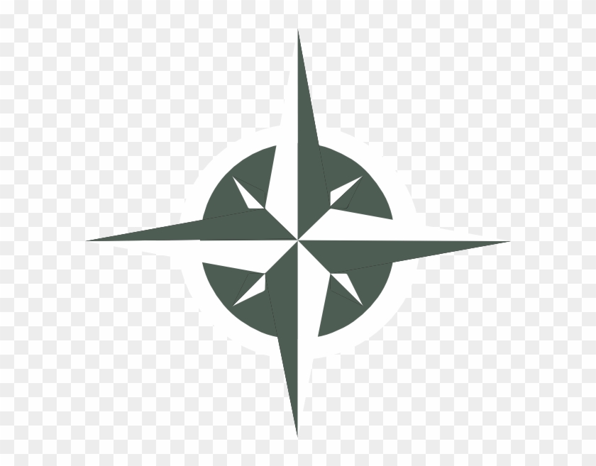 White Compass Rose Svg Clip Arts 600 X 577 Px - Png Download #294816