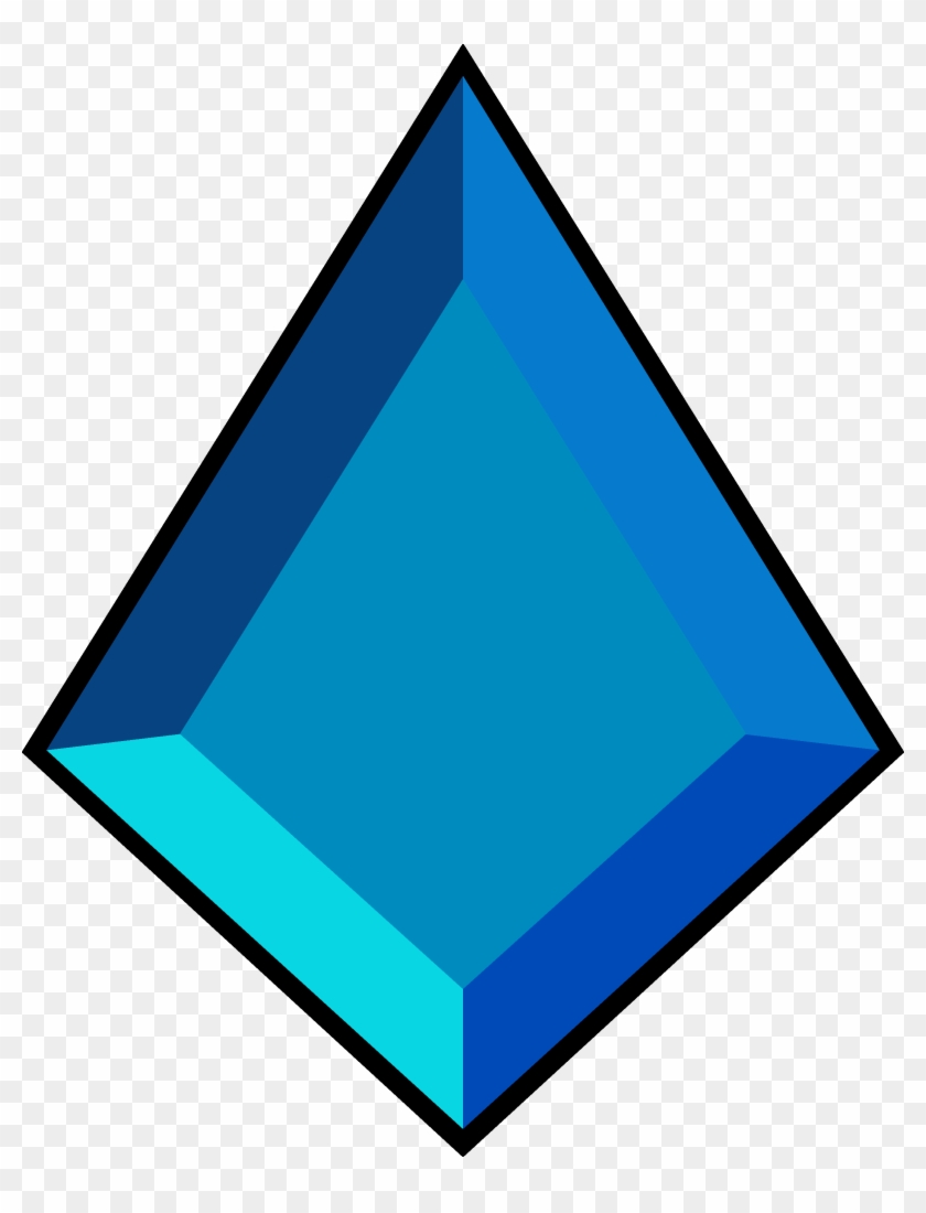 Blue Diamond's Gemstone Is Located On Her Chest, Featuring - Blue Diamond Gem Steven Clipart #294817