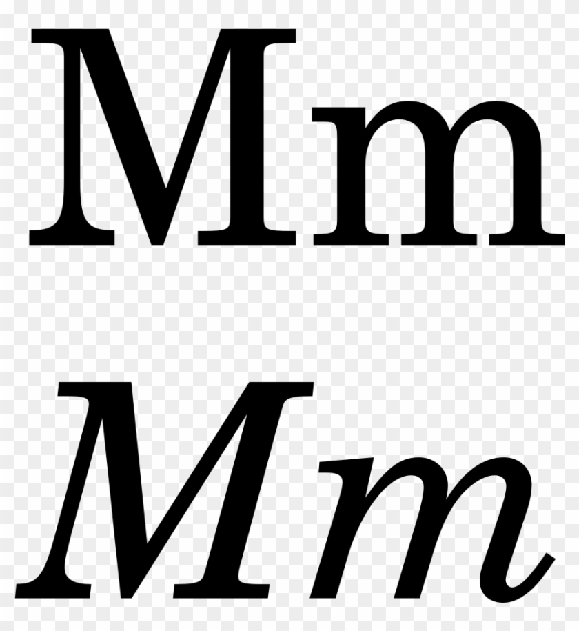 File - Latin M - Svg - Latin M Clipart #295172