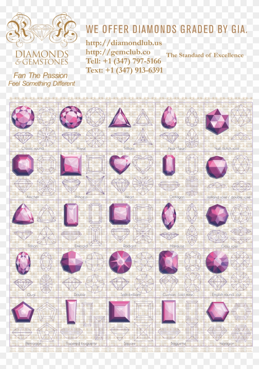 Diamond Shapes Collection Clipart #295311