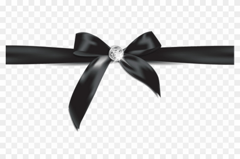 Free Png Download Black Ribbon Bow Png Images Background - Black Ribbon And Bow Clipart