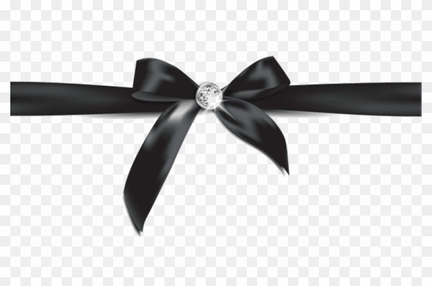 Free Png Download Black Ribbon Bow Png Images Background - Black Ribbon And Bow Clipart #295353