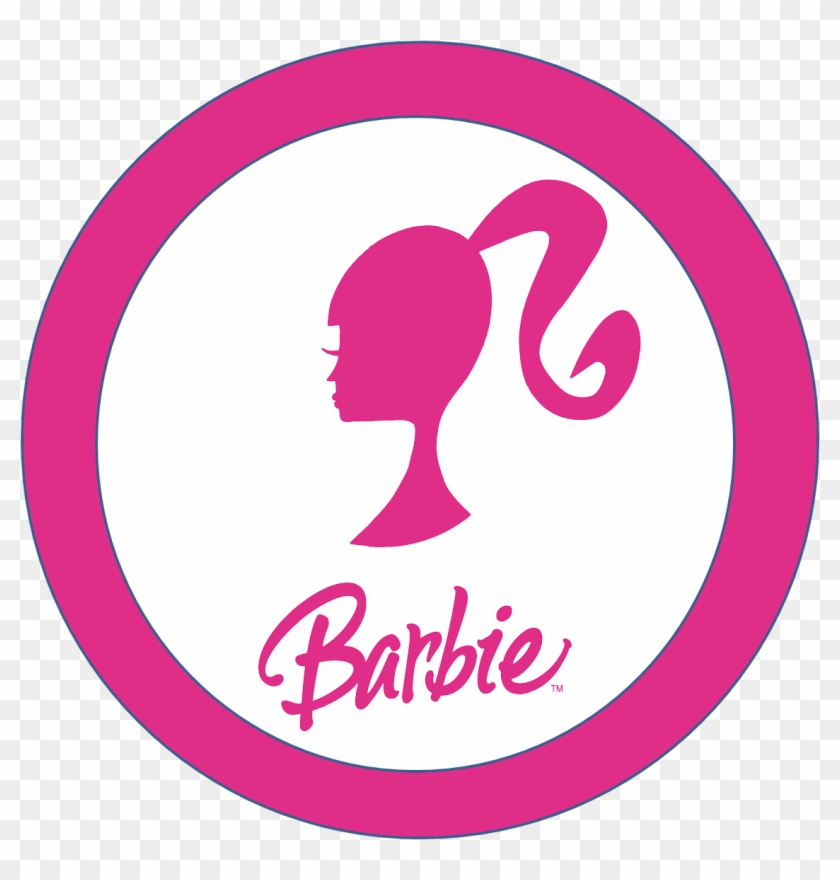 Barbie Tattoo, Barbie Png, Barbie Toys, Pink Barbie, - Barbie Logo Circle Png Clipart #295379
