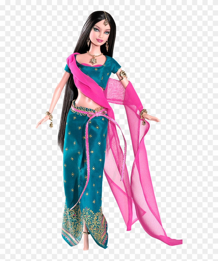 Posted By Rumi Bumrah At - Diwali Barbie Doll Clipart