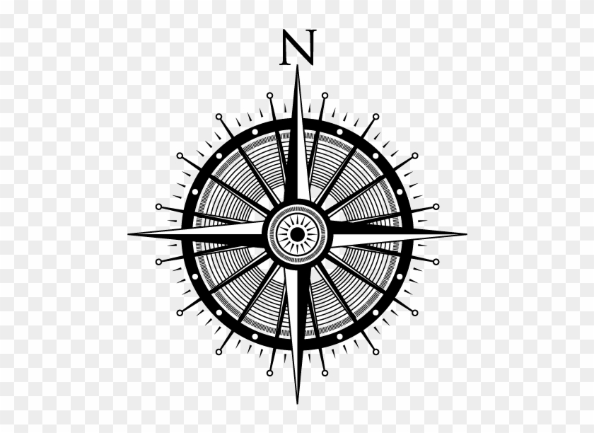 Compass Rose - Happy Republic Day Banner Clipart