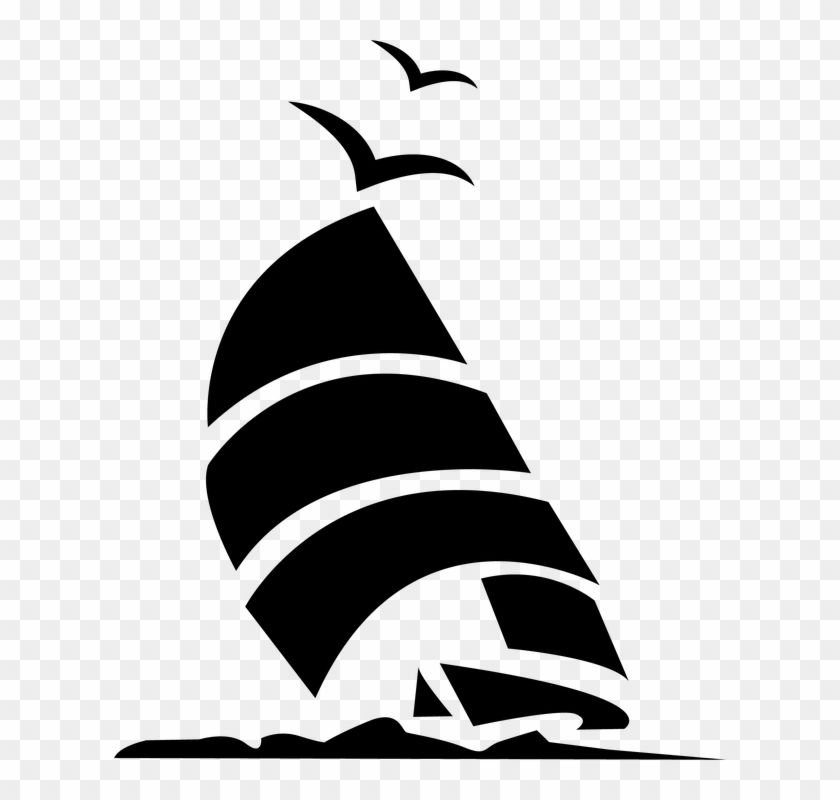 Boat, Sailboat, Ocean, Sailing, Port, Mast - Sailboat Clipart #295583