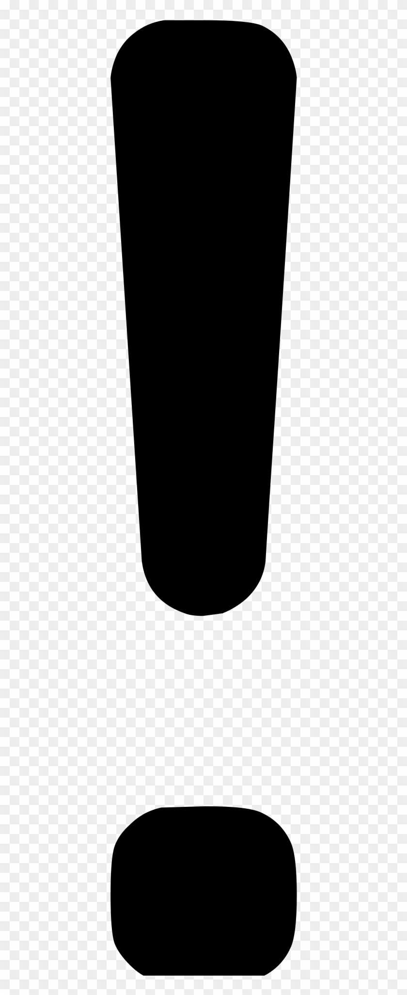 Exclamation Mark Png - Black Transparent Background Exclamation Point Clipart #295663