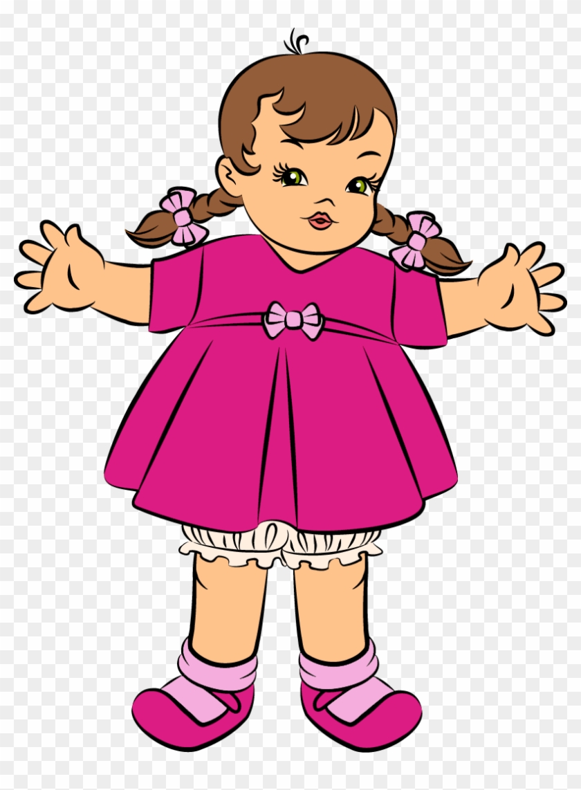 Barbie - Pink Doll Clipart - Png Download #295686