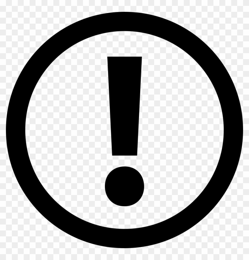 Exclamation Mark In A Circle Comments - Peace Sign Png Clipart