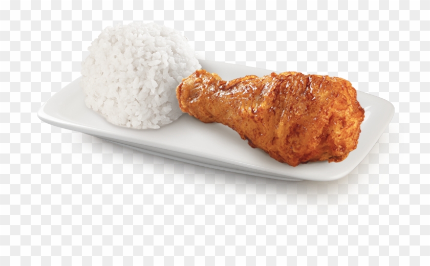 Fried Chicken With Rice Png Clipart