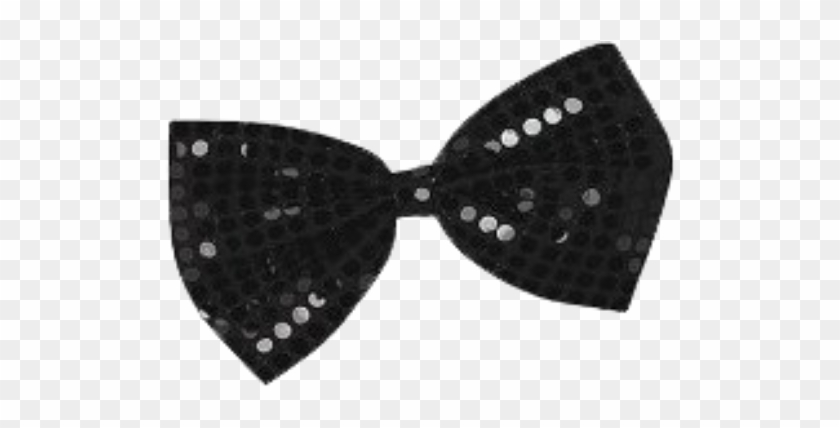 Mq Black Ribbon Bow Decorate Decoration - Moño Negro Clipart